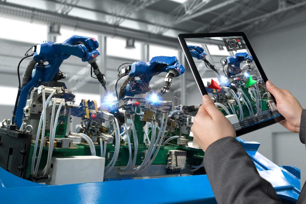 Digital twin used for product design and prototyping in automotive and aerospace industries